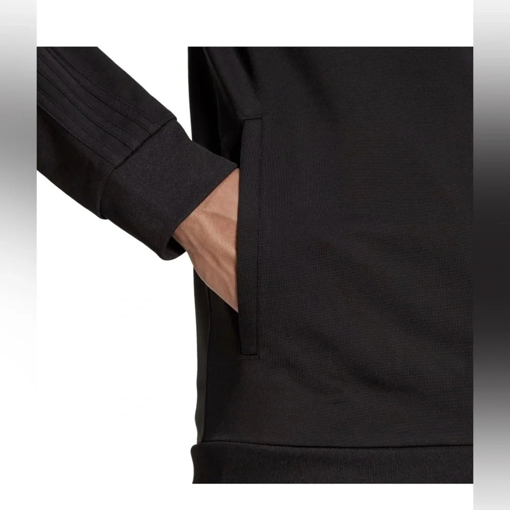 Adidas Men's Essentials Warm-Up 3-Stripes Jacket H46101 Original NEW NWT - Picture 3 of 6